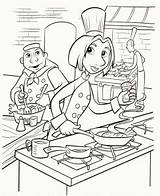Ratatouille Coloring Pages Kids Color Print Funny Printable sketch template