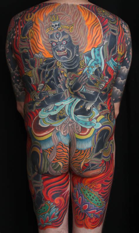 Tattoos Designs 2012 Gundari Myoo Back Piece Kings Ave