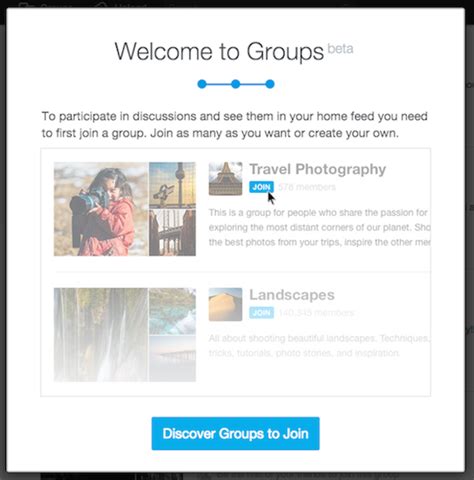 500px launches groups and discussions to build a community for its