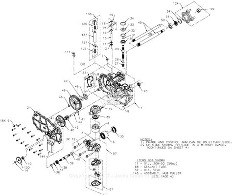 hydro gear za ahbb lb ebx parts diagram  service schematic