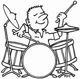 Bateria Tocando Drums Colorir Drummer Schlagzeug Imprimir Berrante Tudodesenhos Resim ılgili Percussion Kidsplaycolor походження піна sketch template