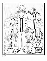 Ten Benten Aliens Boyama Ben10 Resmi Colorir Az Azcoloring Pintamonos sketch template