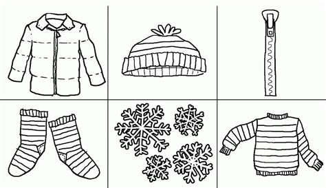 children  winter cloths coloring pages coloring home