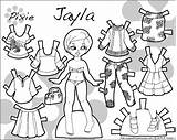 Jayla Coloring Paperthinpersonas Pixie sketch template