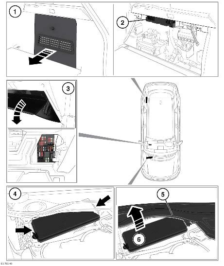 fuse box  range rover fuse specification chart