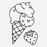 Strawberry Kids Ice Mix Coloring Cream Clipart Pinclipart sketch template