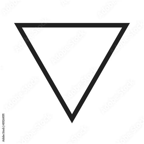 inverted triangle stock image  royalty  vector files