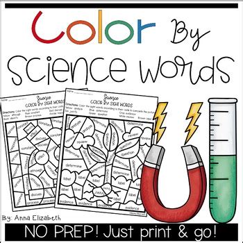 science coloring pages  anna elizabeth teachers pay teachers