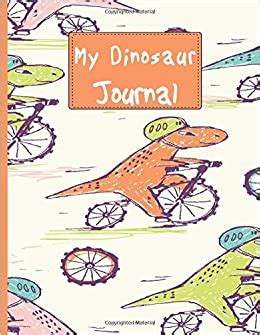 dinosaur journal multi purpose wide ruled blank lined handwriting