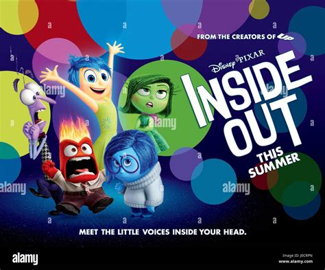 Fear Anger Joy Sadness Disgust Poster Inside Out