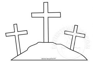 crosses template easter template