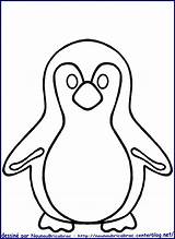 Pingouin Coloriages Col sketch template