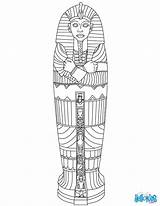Sarcophagus Egyptian Coloring Pages Egypt Print Hellokids Color sketch template