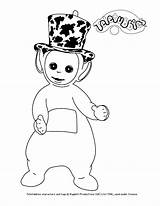 Teletubbies Coloring Pages Dipsy Getcolorings Choose Board sketch template