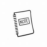 Vector Notepad sketch template