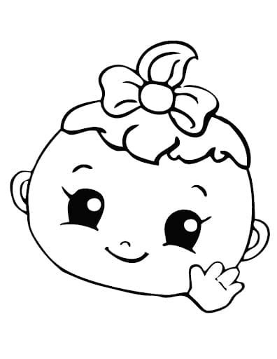 baby girl  bubbles coloring page  printable coloring pages