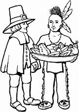 Thanksgiving Coloring Pages Native American Printables Printable Pilgrim Sheets Kids Clipart Children Designs Holiday Coloringpages Pilgrims Clip Family Print Turkey sketch template
