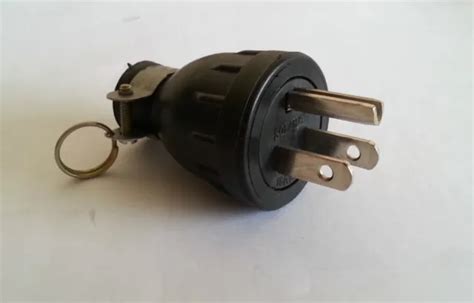 Heavy Duty Male Replacement Electrical Plug 3 Prong 15a 250v Max 4 57