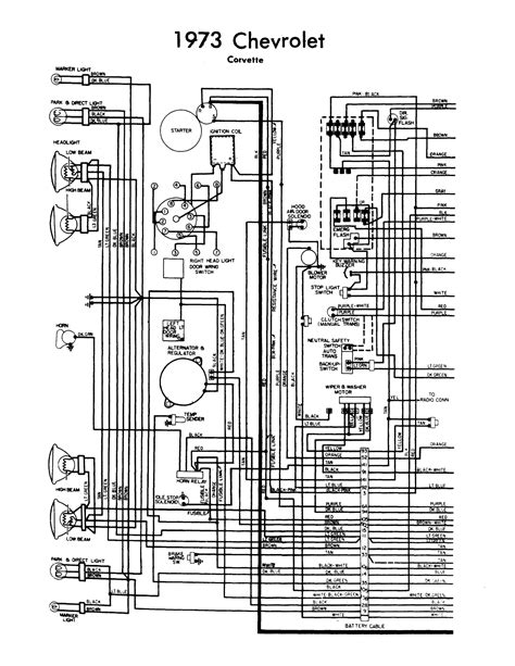 corvette engine wiring diagram