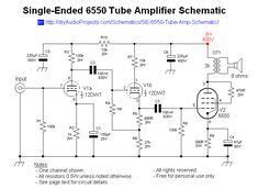 single ended  tube amp schematic  dw valve amplifier tube stereo amp