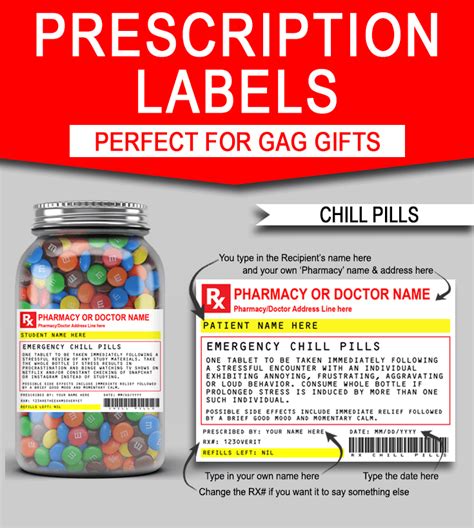pill bottle label template  printable templates