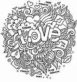 Doodle Coloring Pages Adults Kids sketch template