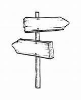 Signpost sketch template