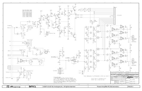 audio service manuals   ampeg svt cl power amp  rev  schematic