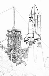 Rocket Launching sketch template