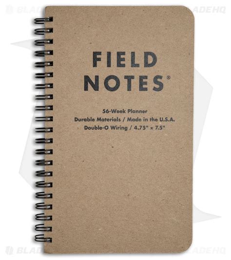 field notes  week planner notebook fn  blade hq