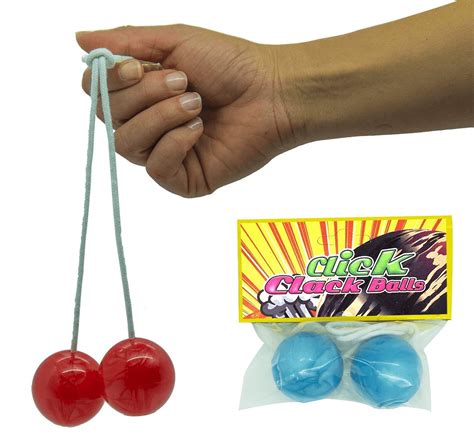 rhode island novelty clackers balls on a string colors may