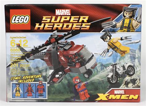 lego marvel  men super heroes  wolverines chopper showdown