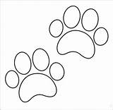 Dogpaw Coloringpagesonly sketch template