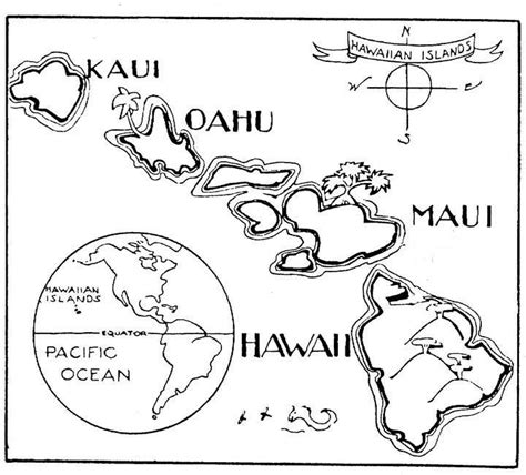 kbrguru  printable hawaiian coloring pages
