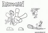 Coloring Rayman Legends Origins Pages Sketch Comments Coloringhome sketch template