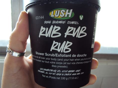canadian beauty reviews review lush rub rub rub