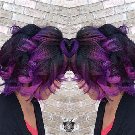 purple crazy mohesco black hair information community bold hair