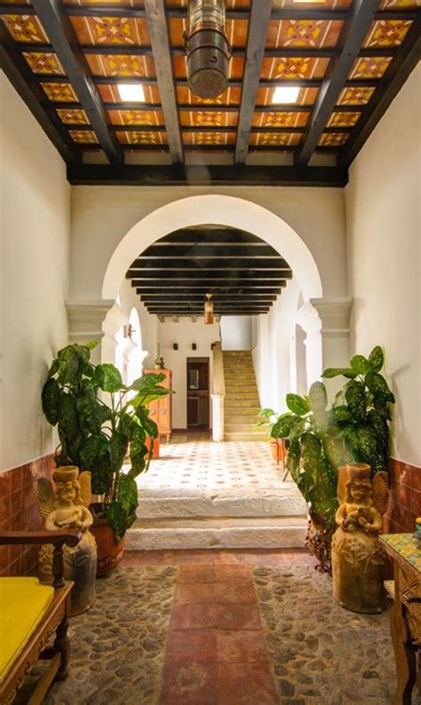 entrada corredor casa estilo colonial colonial house spanish house