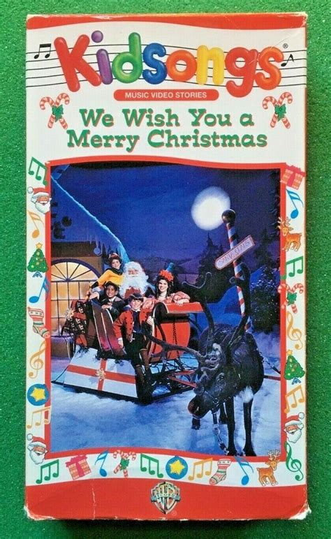 kidsongs     merry christmas vhs  dvd euc rare htf