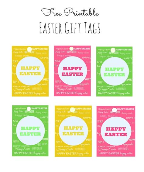 gift tag template  good easter ideas easter printables