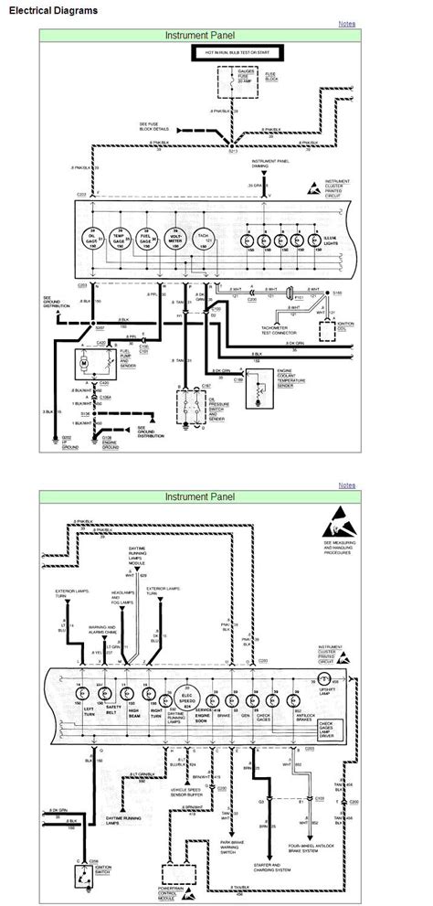 diagram  chevy  wiring diagram  instrument cluster mydiagramonline