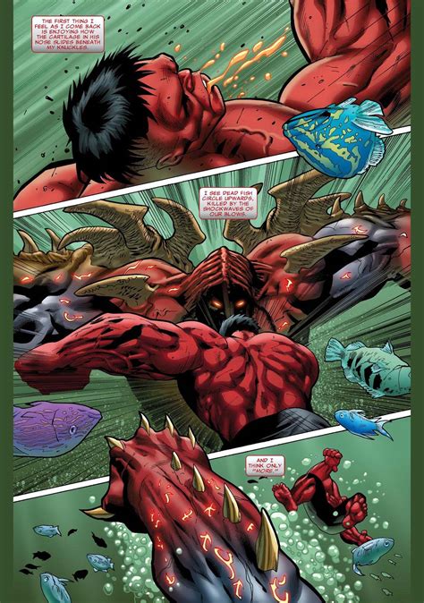 Red Hulk Vs Juggerlossus Comicnewbies