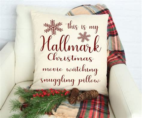 Hallmark Christmas Movie Decorative Pillow Cover Ts For People Who