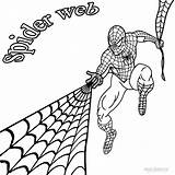 Web Spider Coloring Pages Spiderman Webs Drawing Clipart Print Cartoon Printable Spiders Clip Kids Cool2bkids Library sketch template