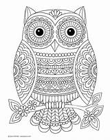 Doodles Notebook Mandala Coloring Pages Cute Book Owl Activity Colouring Animal Super Printable Adult Sheets Books Color Friendly Amazon Beginner sketch template