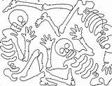 Bones Pantograph Quilting Meadowlyon 2270 Skeletons sketch template