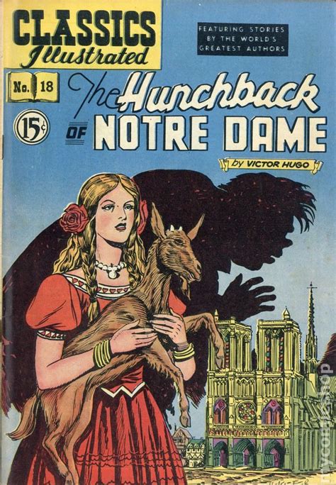 classics illustrated 018 hunchback of notre dame 1944 canadian edition comic books