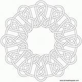 Coloring Paste Round Coloringhome Zentangle sketch template