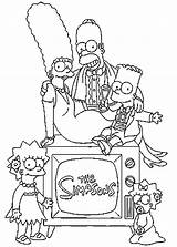 Simpson Colorare Pianetabambini Animati Cartoni Altri Sui sketch template