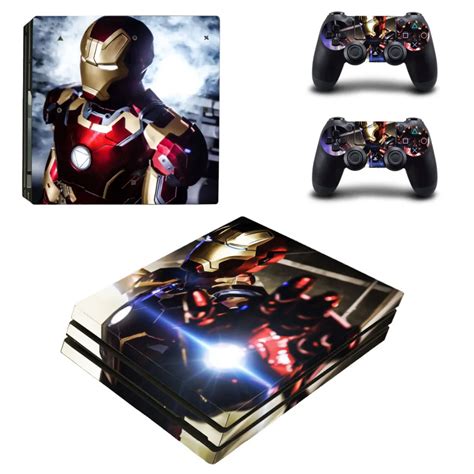 ps pro skin sticker  sony playstation  pro console  pcs controller skins iron
